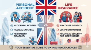 personal accident vs life insurance comparison UK guide