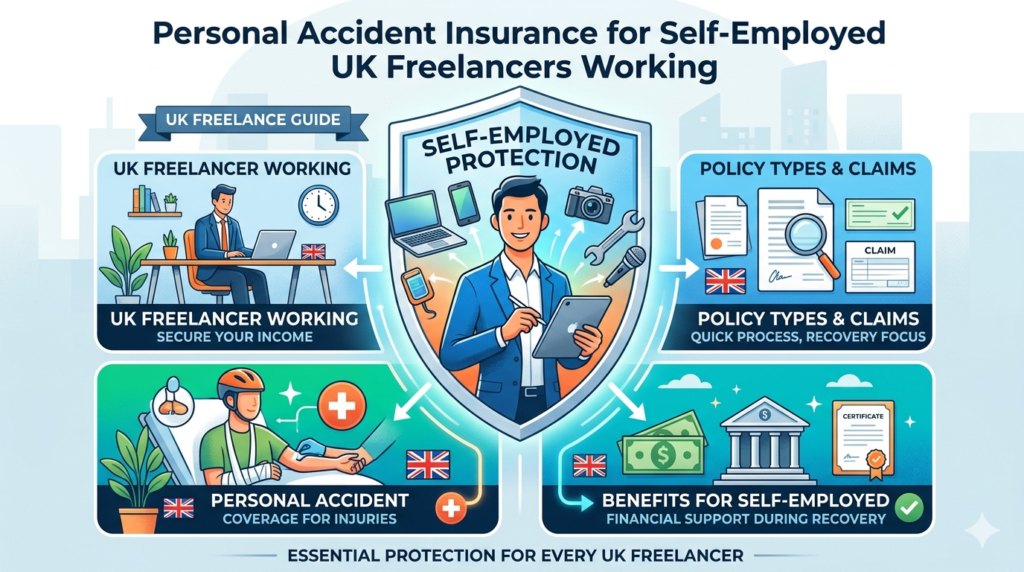 personal accident insurance for self employed UK freelancer working