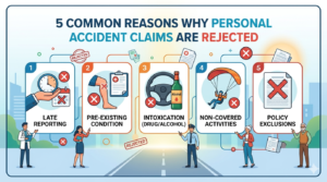 5 Common Reasons Why Personal Accident Claims are Rejected
